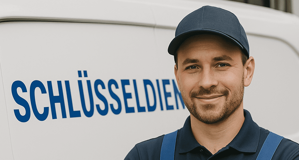 Ein Mitarbeiter des Schlüsseldienstes Borgholzhausen steht Kunden freundlich zur Seite und unterstützt bei Anliegen rund um Türen und Schlösser.